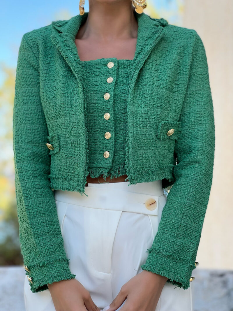 σακακι πρασινο tweed